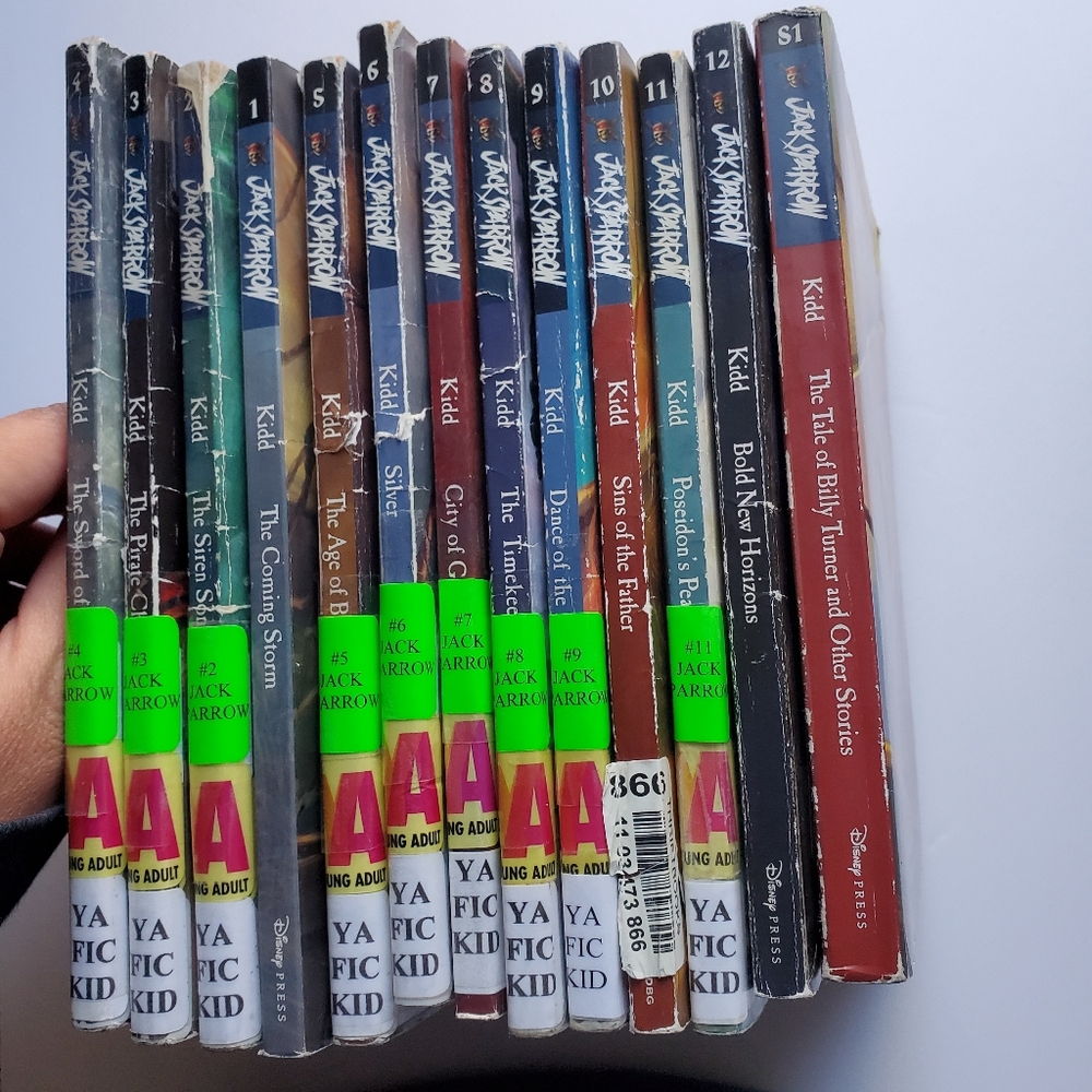 ❌SOLD❌ Jack Sparrow Pirates of the Caribbean Book Set!